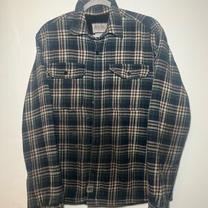 Boston Traders Multicolor Plaid Sherpa-Lined Shirt